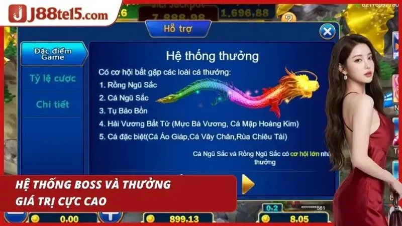Khoảnh khắc hạ boss thường đi kèm jackpot đầy hấp dẫn