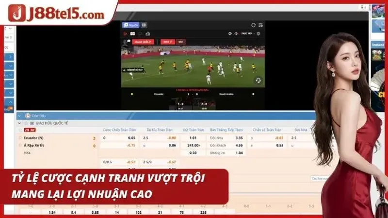 Bảng tỷ lệ cược hấp dẫn với khả năng sinh lời cao